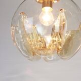 Murano ball suspension light by Doria, Germany, 1970s