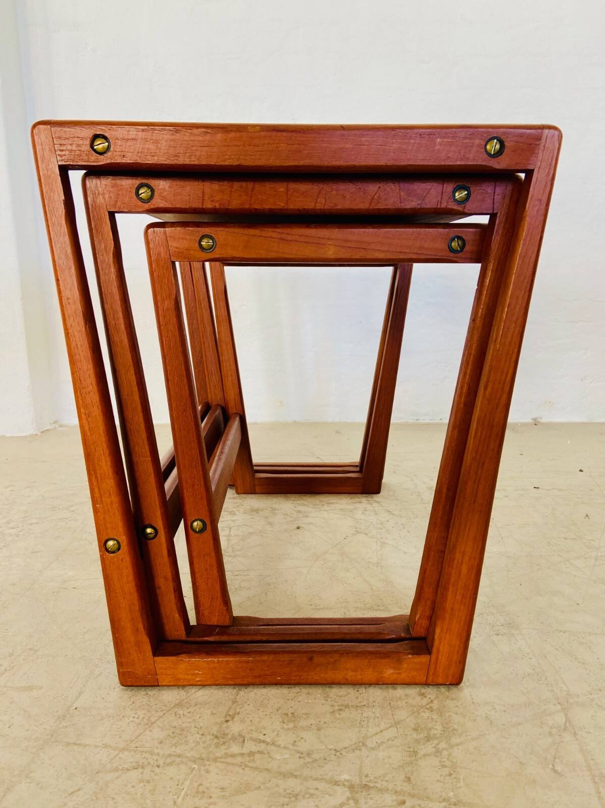 Vintage Danish mid-century retro Kai Kristiansen nesting tables 1960s