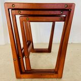 Vintage Danish mid-century retro Kai Kristiansen nesting tables 1960s