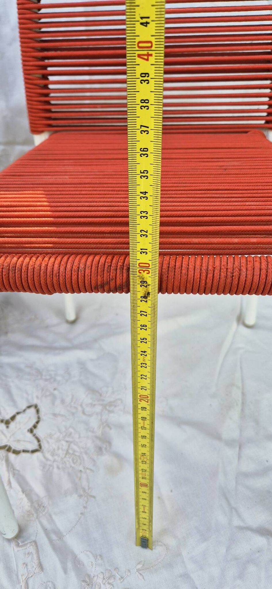 2 chaises enfant scoubidou - années 50