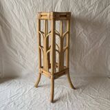 Plant holder or vintage saddle in bamboo and rattan