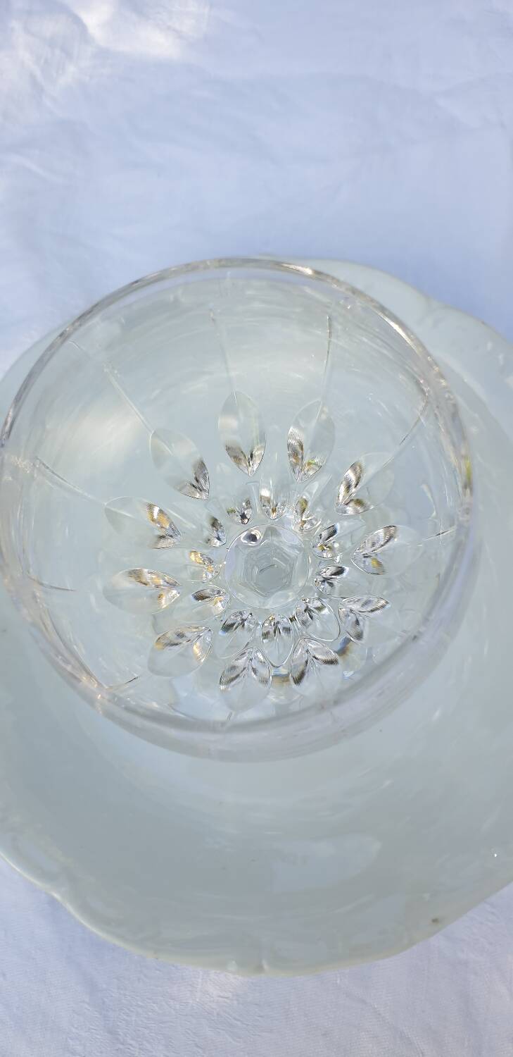 6 crystal glass Lorraine crafts