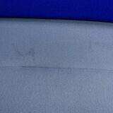 Allermuir Freeflow sofa in blue and grey fabric