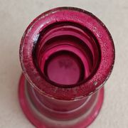 Molded glass vase
