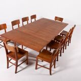 Large Danish Mid-Century Modern dining set from Illums Bolighus, 1960’s