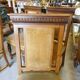 Series of 4 solid oak chairs from the end of the 19th century