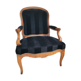 Old bergere armchair
