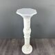 Carved White Marble Column, Mid-20th Century