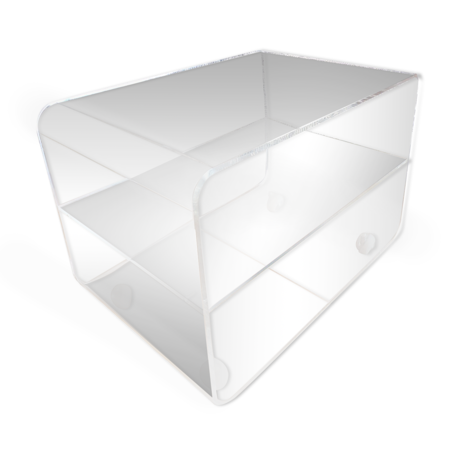 Meuble plexiglas vintage