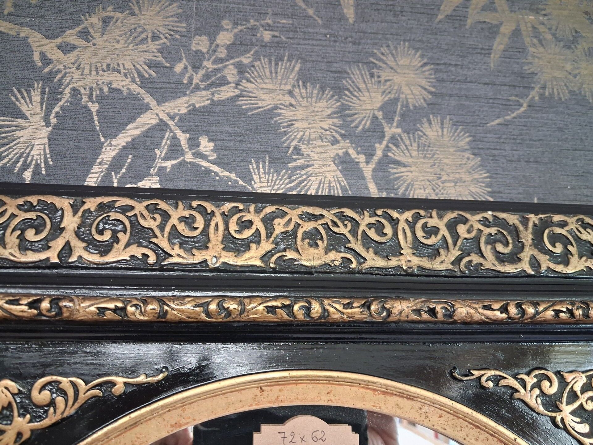 Napoleon III mirror 72 x 62