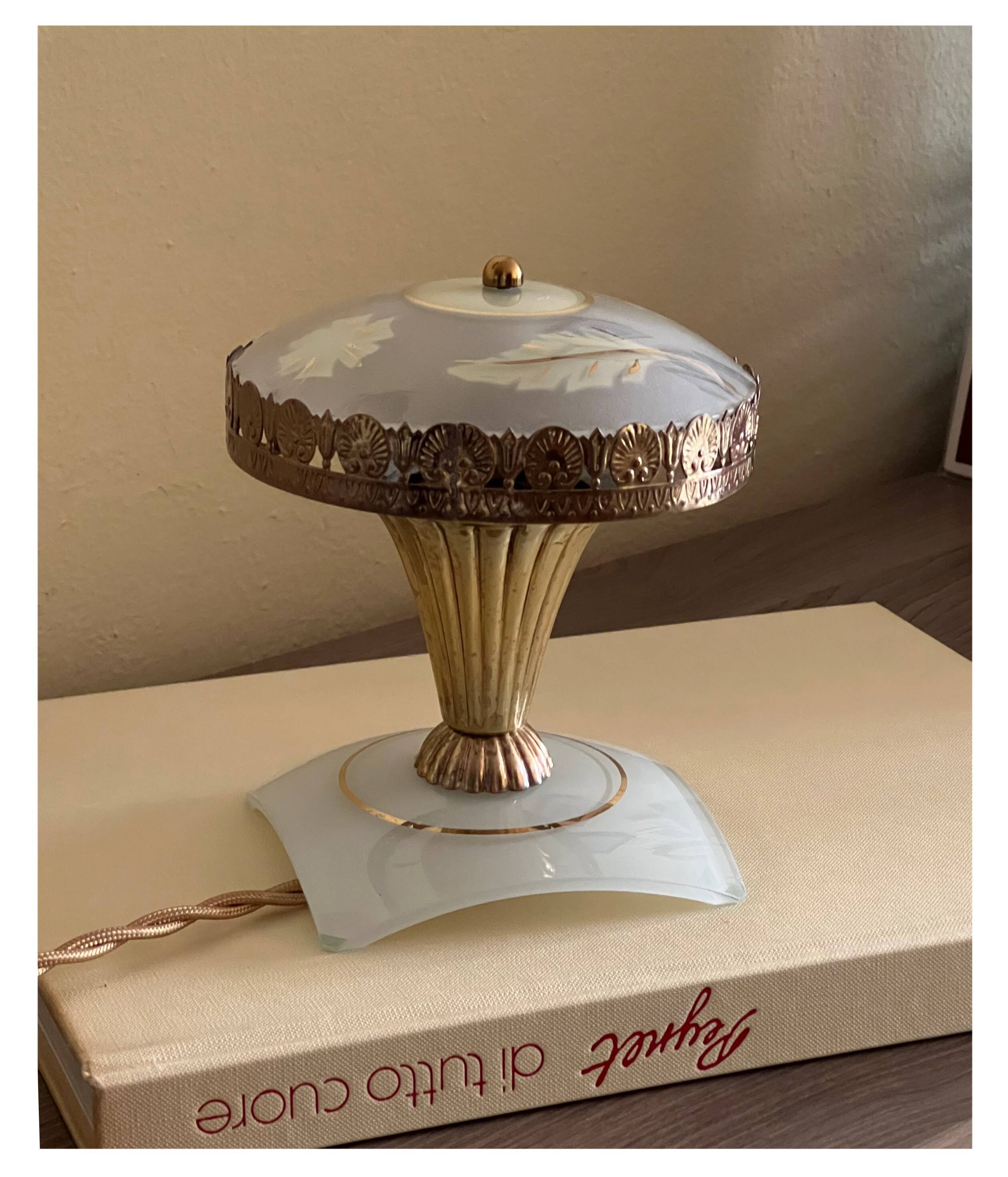 Vintage Table Lamp, Italy, 50-e