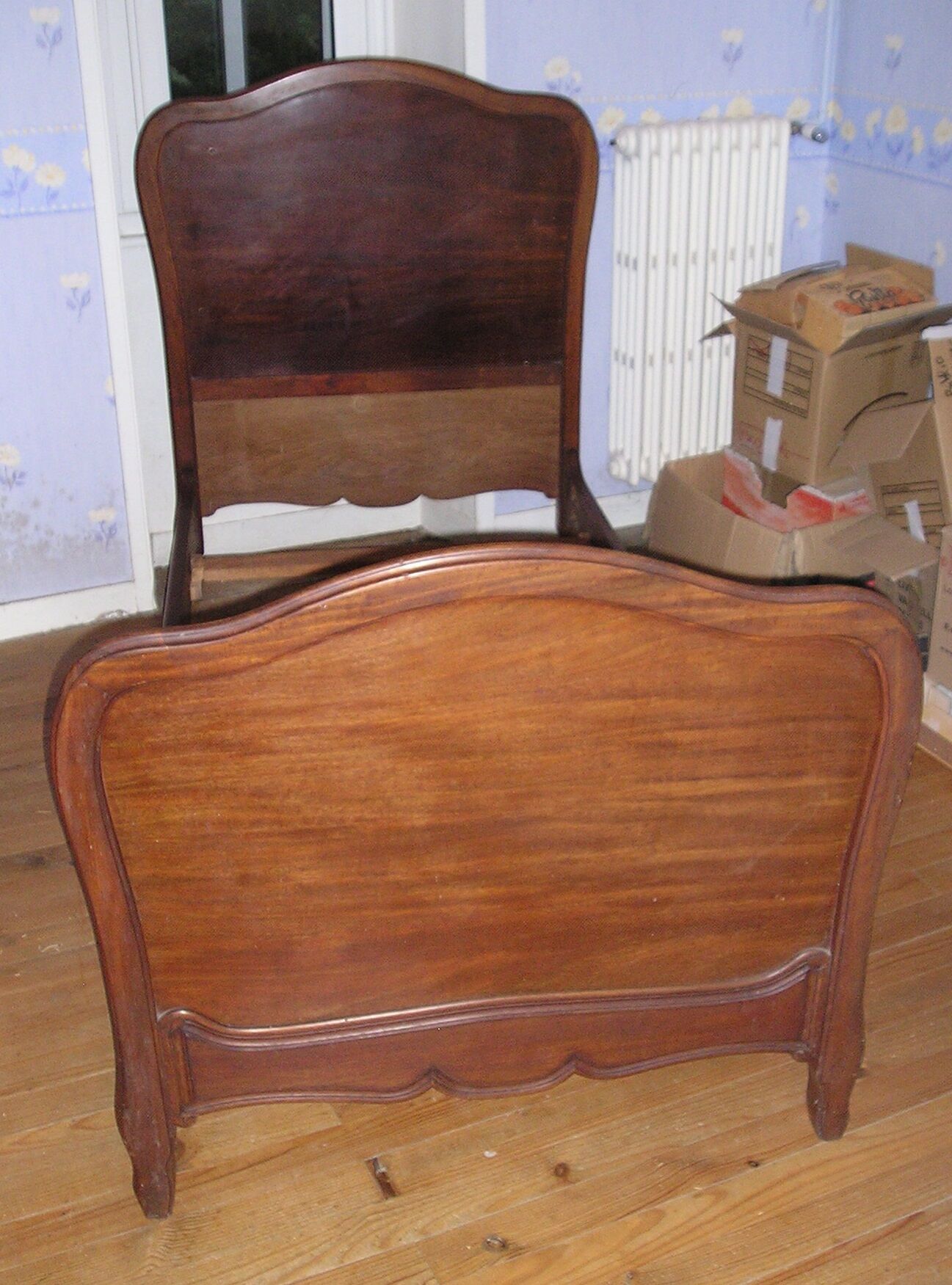 Old mahogany bed wood 190 x 85