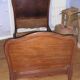 Antique mahogany bed frame 190 x 85