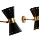 Pair Wall Lamp Diabolo Black