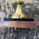 Maison Rougier vintage palm-shaped lamp from the 1970s to 1980s