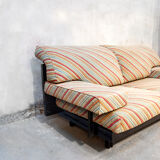 Sofa by Giovanni Offredi for Saporiti, with Missoni Italia fabric from the 1970s