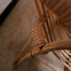 Banquette en rotin vintage