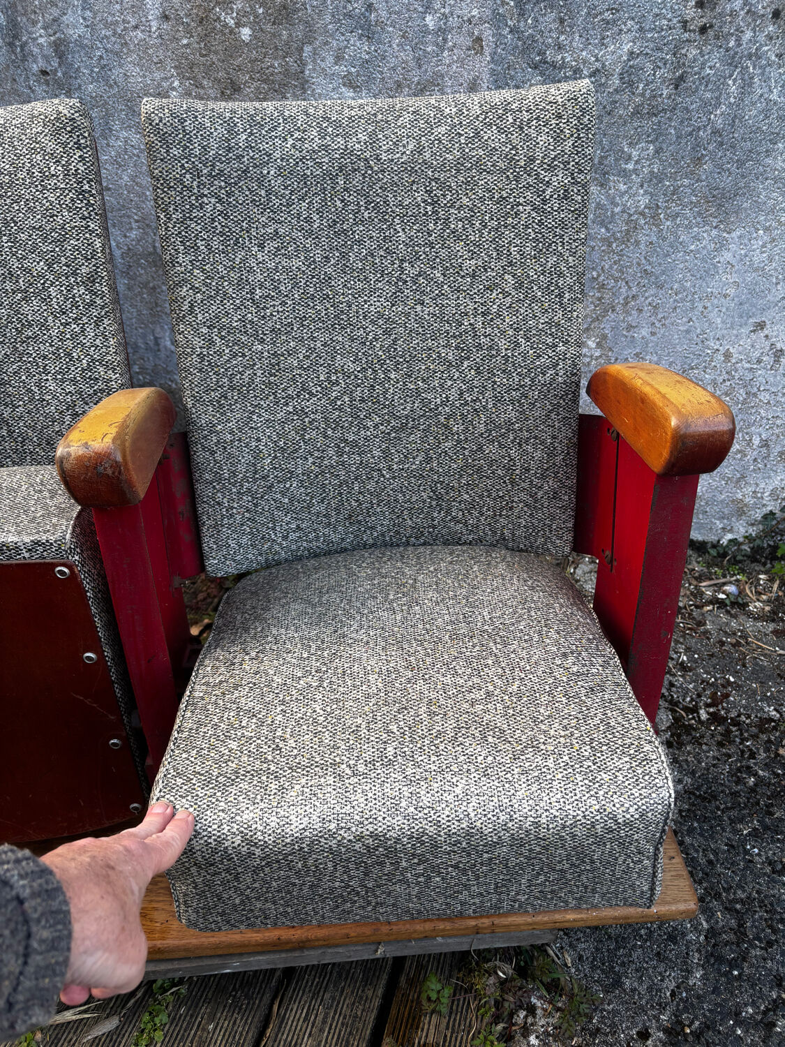 Pair of cinema seats
