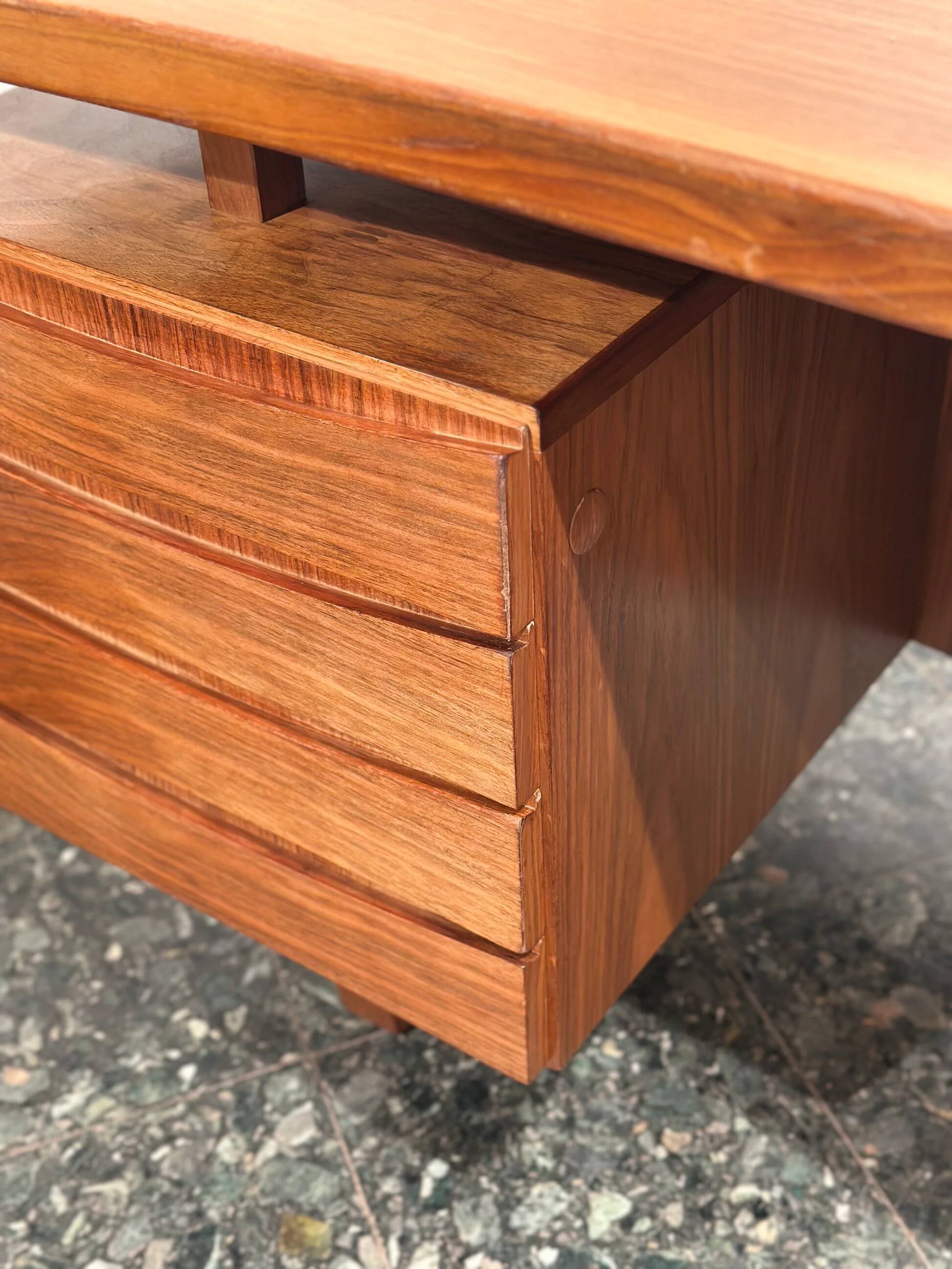 Midcentury Teak Danish executive desk