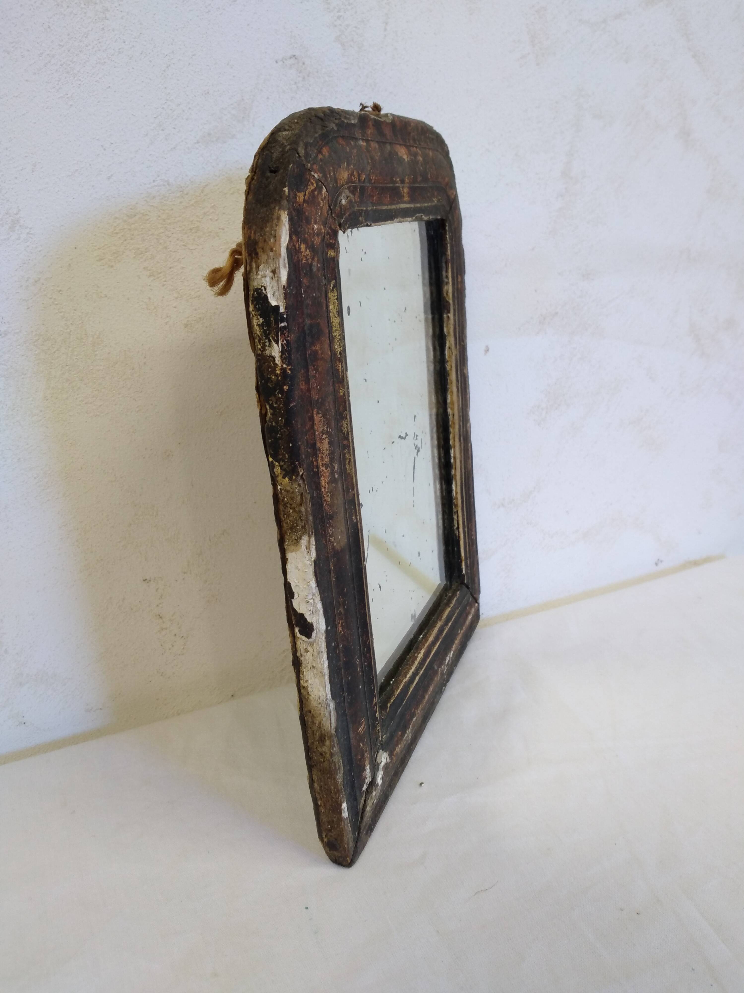 Small Louis Philippe barber style mirror