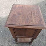 Oak bedside