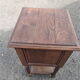 Oak bedside
