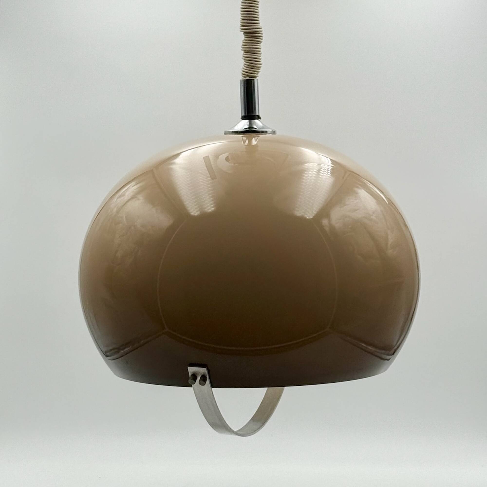 Italian 70s Gradient Brown Pendant in Methacrylate