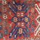 Ancient Caucasian carpet Kazak eagle 143x257 cm