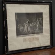 19th Century Revolution Engraving The Separation of Louis XVI from his Family