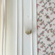 White Murano glass leaf wall light