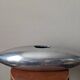 Contemporary design space age cast aluminum vase