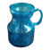 Blue bubbled glass vase Top Design Italy 1970