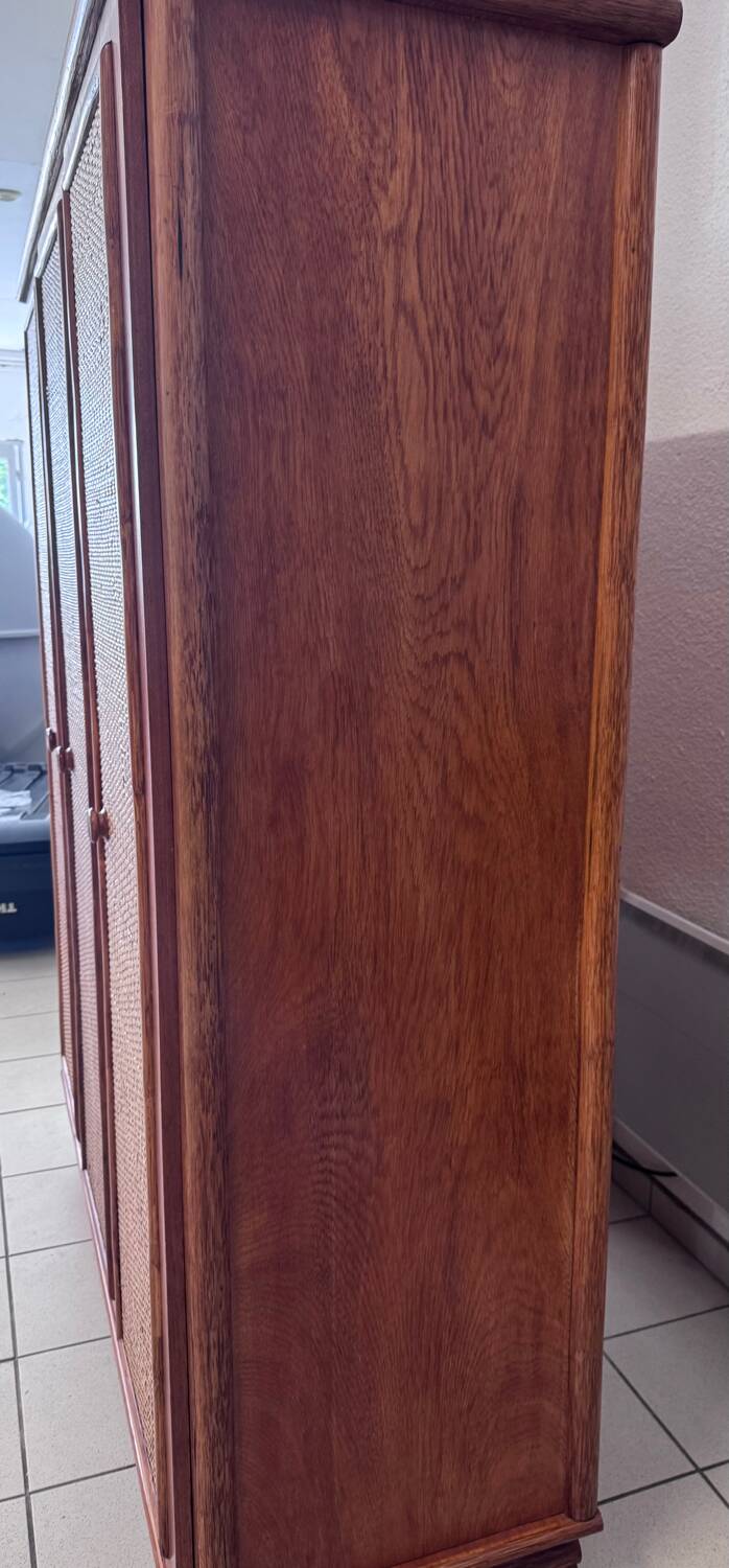 Roche Bobois rattan wardrobe
