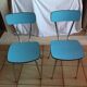 Paire de chaises en Formica vintage