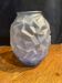 Blue glass vase