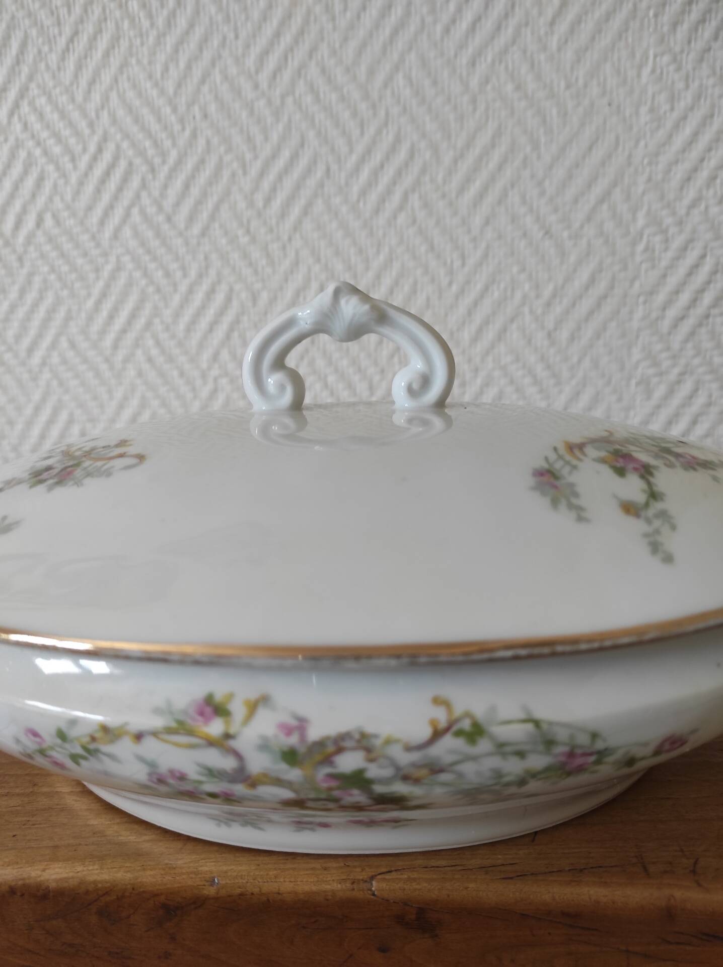 Soupière Légumière ancienne ovale contenance 600 ml