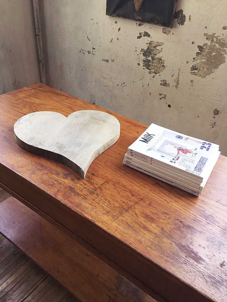 Planche à découper « coeur »