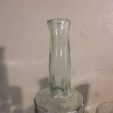 3 old blown glass bottles