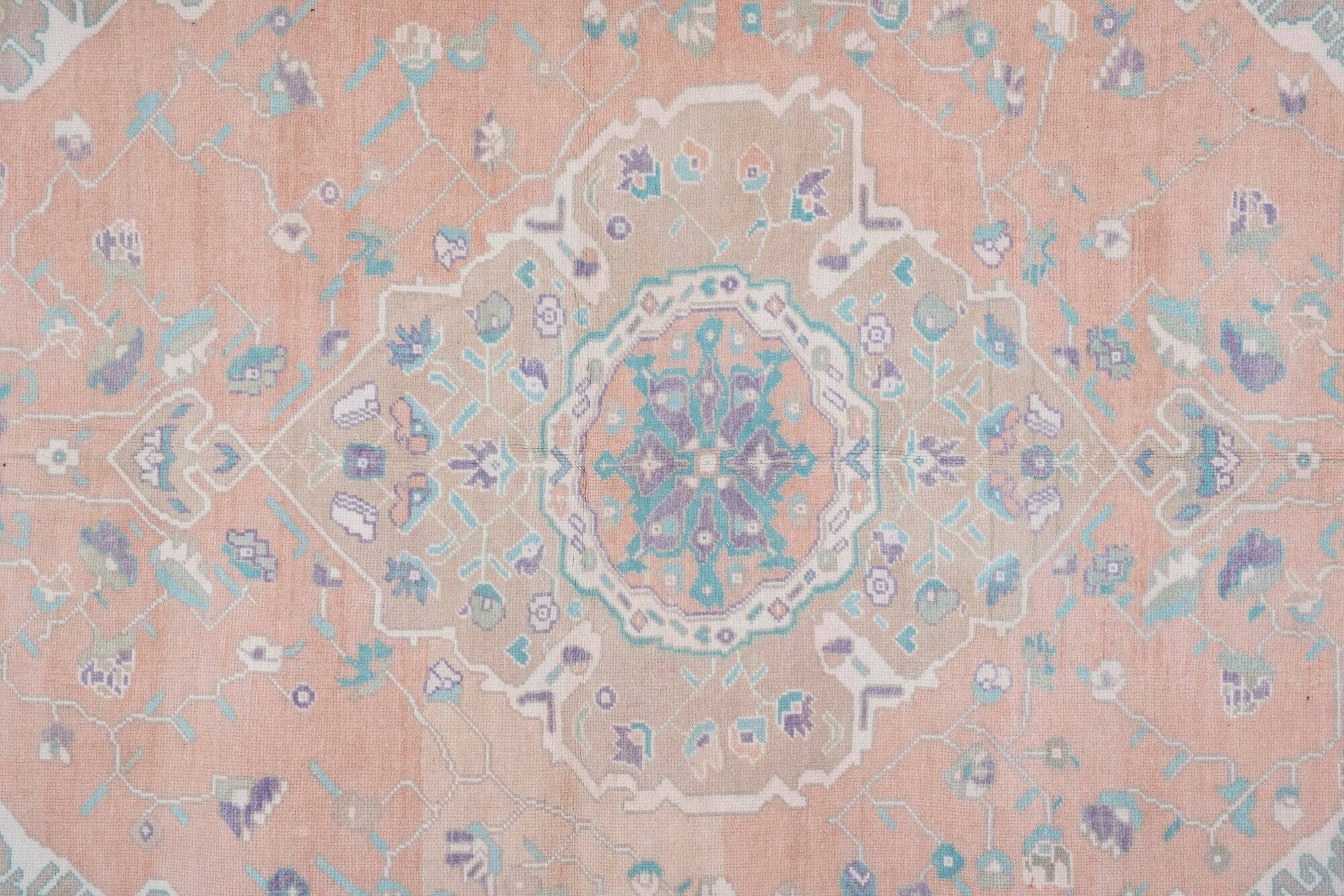 Vintage Turkish Oushak rug 174x302 cm