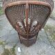 Armchair emmanuelle wicker vintage rattan