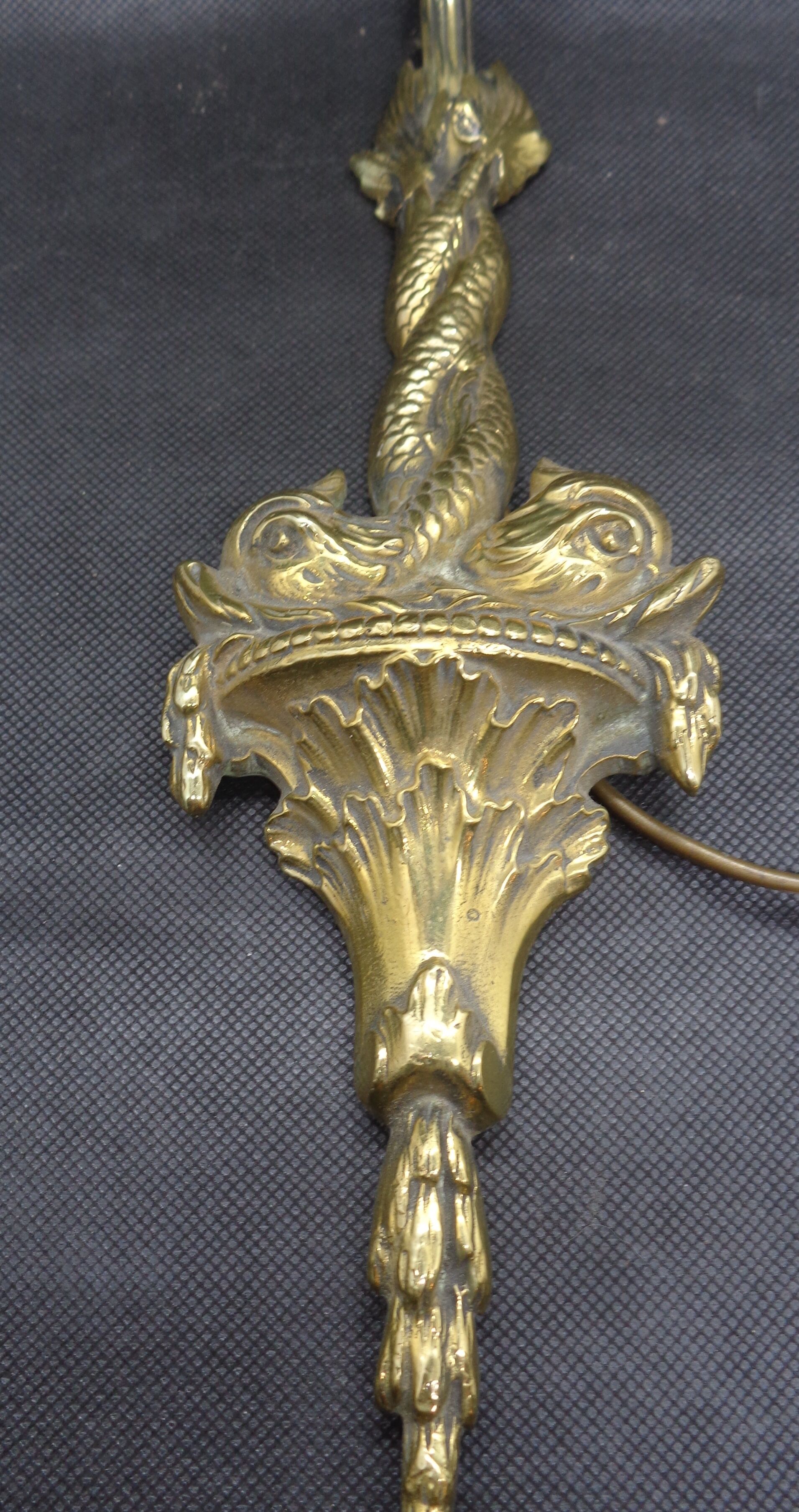 Bronze wall light