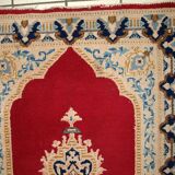 Tapis Vintage Kerman en Laine, Années 1970, Élégance Classique du Moyen-Ori