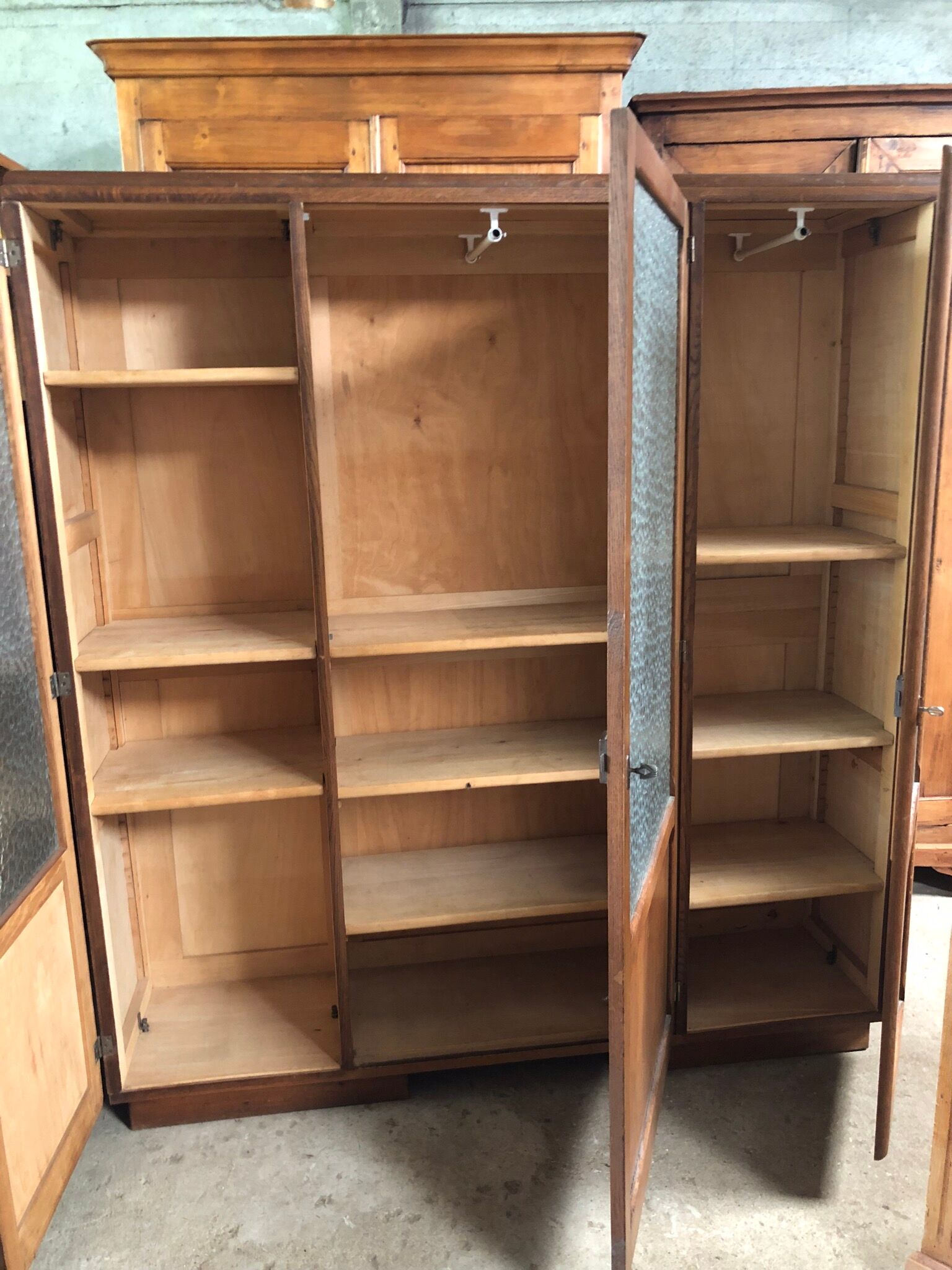 Vintage 40 years glass Cabinet