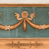 Empire-style painted mirror  47x96cm