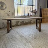 1950s pine farmhouse table 220cm