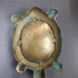 Vintage brass pocket tray in the shape of a turtle