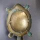 Vintage brass pocket tray in the shape of a turtle