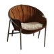 Fauteuil en daim et chrome par Erik Ole Jørgensen pour Bovirke, Danemark 1953