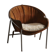 Fauteuil en daim et chrome par Erik Ole Jørgensen pour Bovirke, Danemark 1953