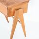 Vintage console or side table. Oak splayed legs - France 60s